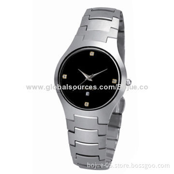Fashionable High-quality New Waterproof Sports Male Tungsten Steel Watches, Quartz Movement